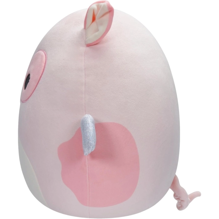 squishmallows - peety il maialino con le ali a macchie rosa - peluche 30cm