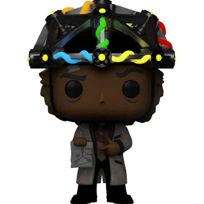 back to the future: doc with helmet - funko pop & t-shirt - taglia m