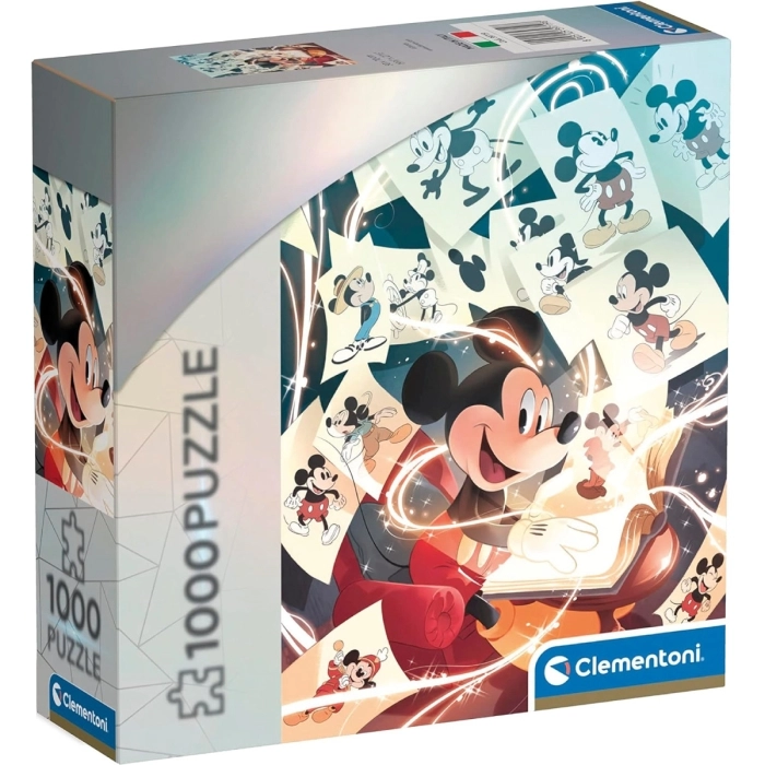 disney: mickey celebration - square box - puzzle 1000 pezzi