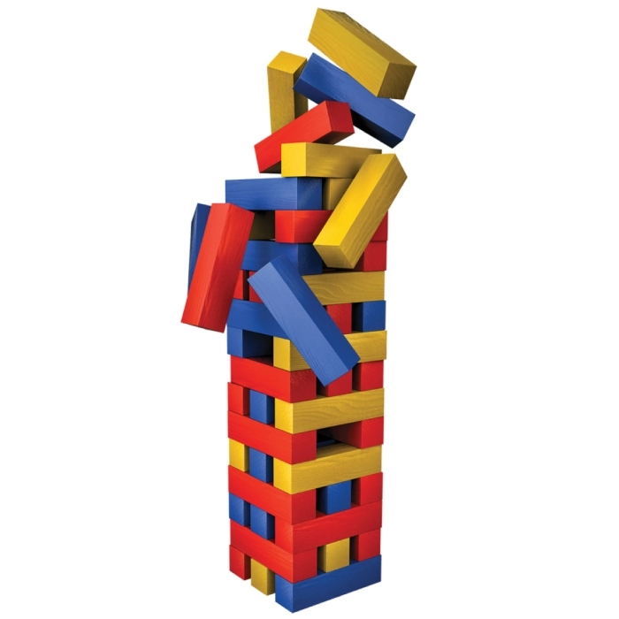 jumbling tower a colori in legno