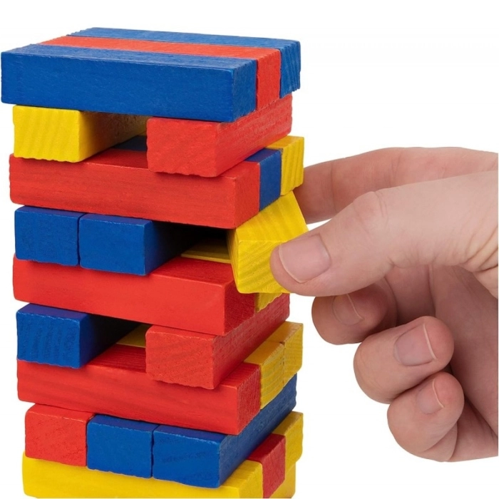 jumbling tower a colori in legno