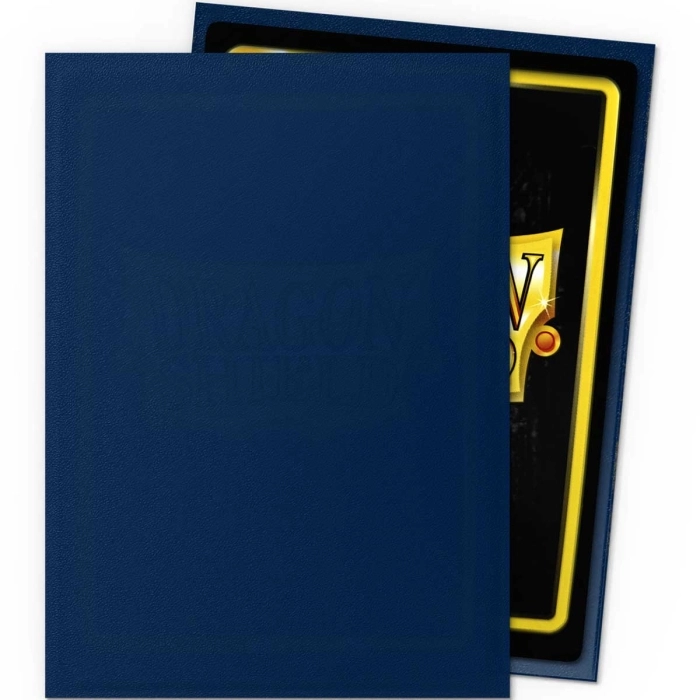 dragon shield standard sleeves - midnight blue matte (100 bustine protettive)