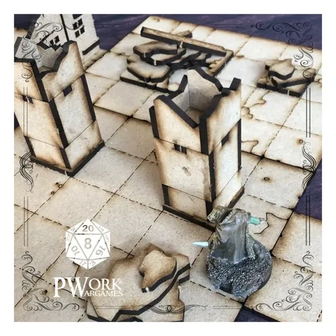 fantasy tiles - the dungeon - dungeon modulare