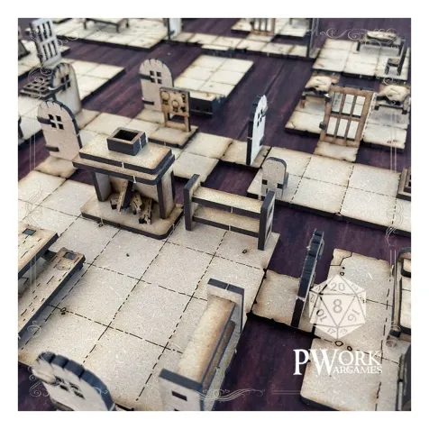 fantasy tiles - the jail - dungeon modulare