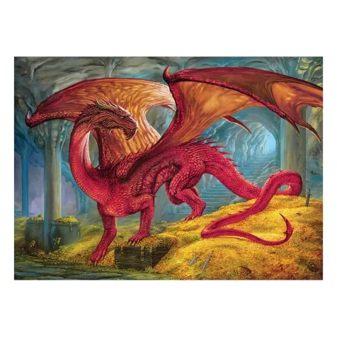 red dragon's treasure - puzzle 1000 pezzi 