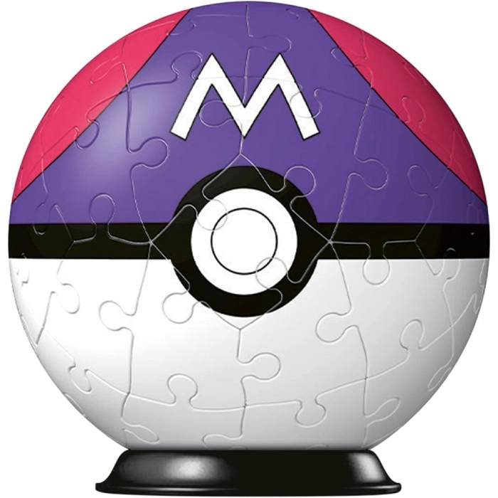 pokemon - masterball viola - puzzle 3d