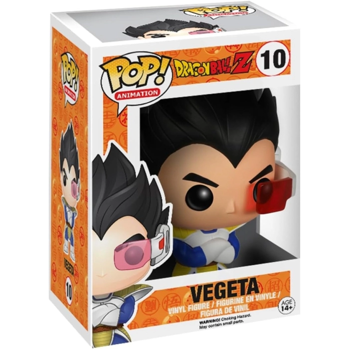 dragon ball z - vegeta con rilevatore 9cm - funko pop 10