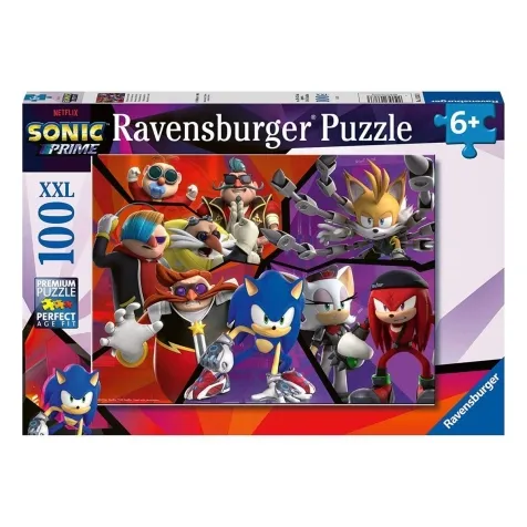 sonic prime - puzzle 100 pezzi xxl