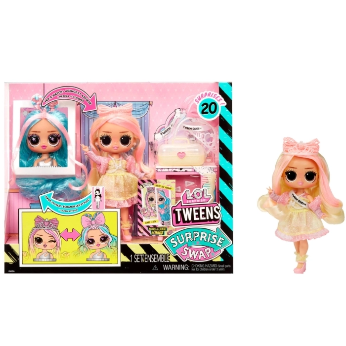 lol surprise tweens - surprise swap - braids-2-waves winnie - fashion doll