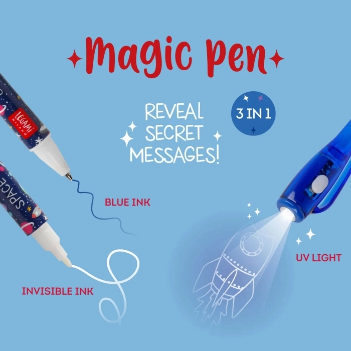 penna con inchiostro invisibile - magic pen - space