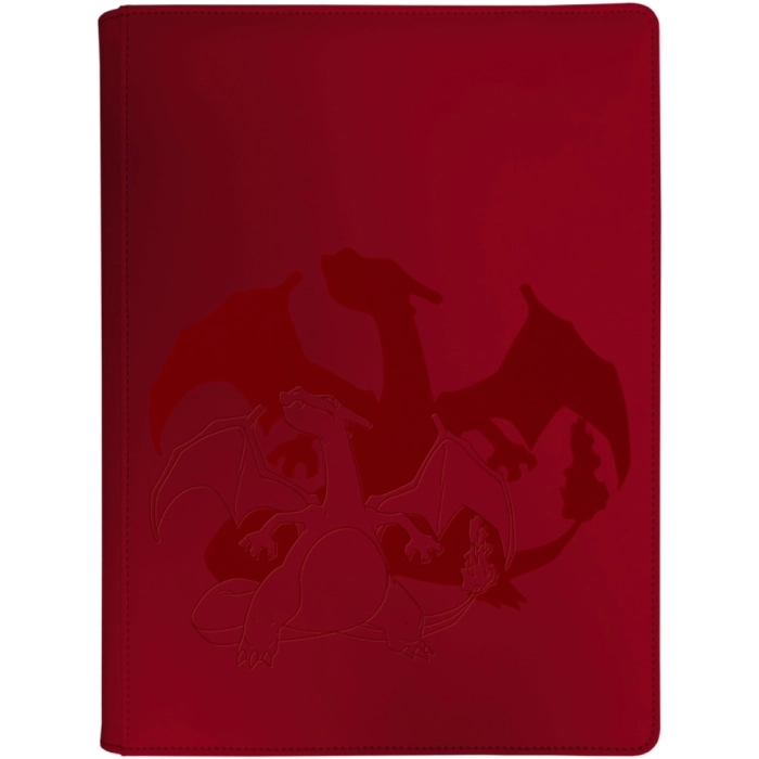 pokemon - album in pelle 20 pagine 9 tasche - charizard