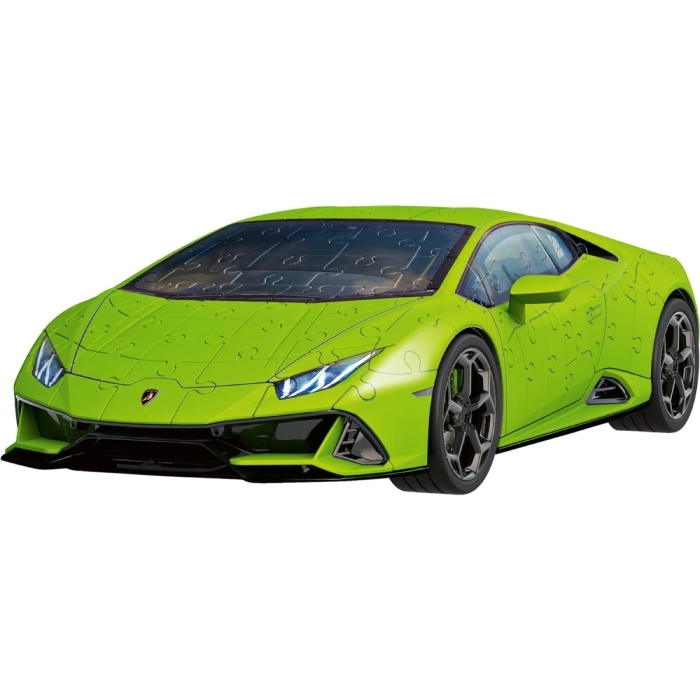 lamborghini huracan evo - verde - puzzle 3d