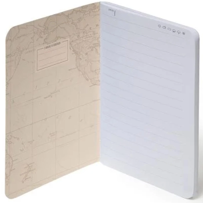 quaderno a righe a6 - travel