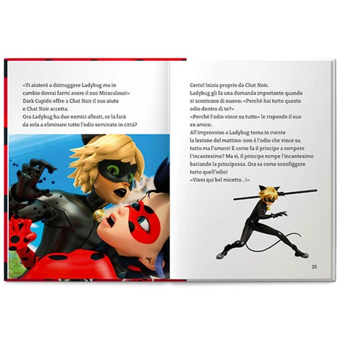 faba raccontastorie  - le avventure di ladybug e chat noir: dark cupido - libro con storia