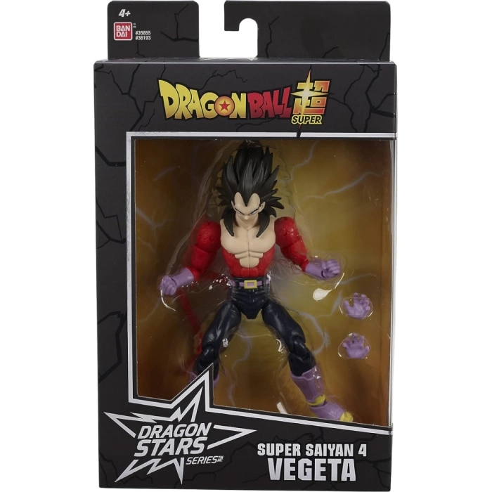 dragon ball - dragon stars 17cm - serie goku - vegeta super sayan 4