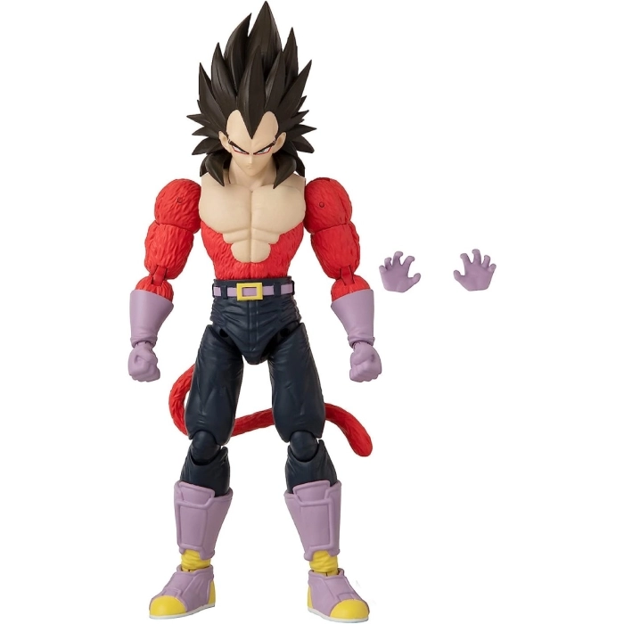 dragon ball - dragon stars 17cm - serie goku - vegeta super sayan 4