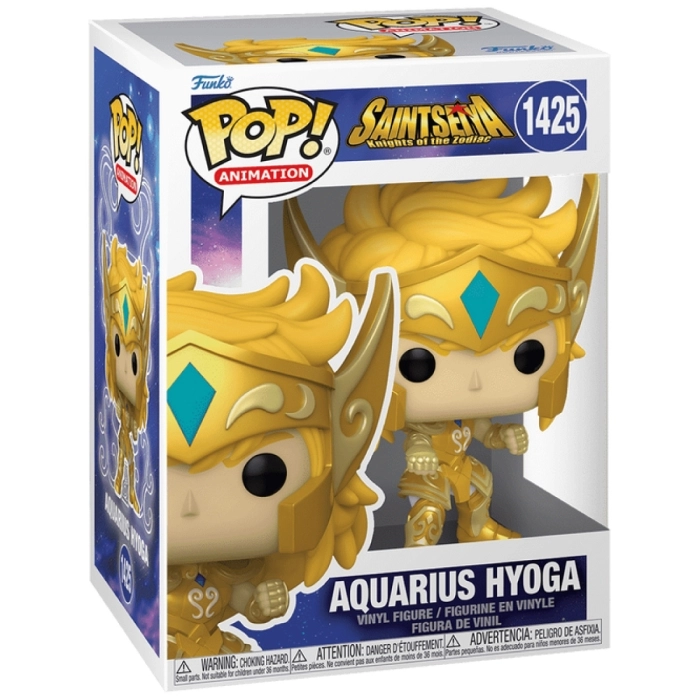 saintseiya: knights of the zodiac - aquarius hyoga 9cm - funko pop 1425