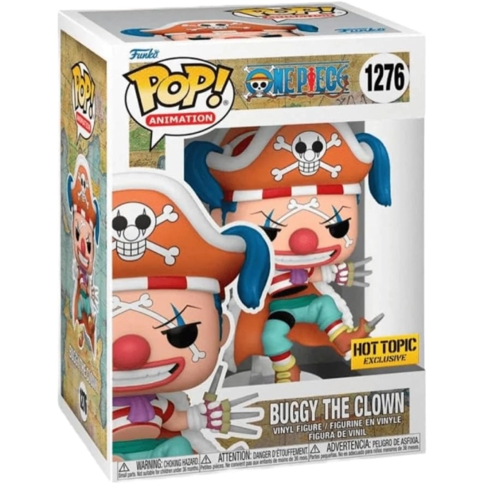 one piece - buggy the clown 9cm - funko pop 1276 ga exclusive