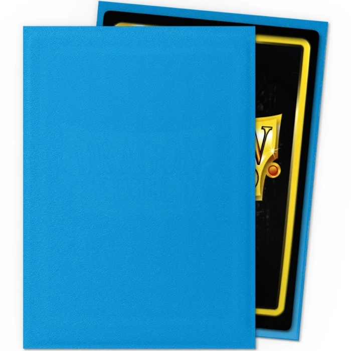 dragon shield standard sleeves - sapphire matte (100 bustine protettive)