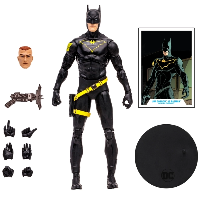 dc multiverse - jim gordon as batman - action figure 18cm