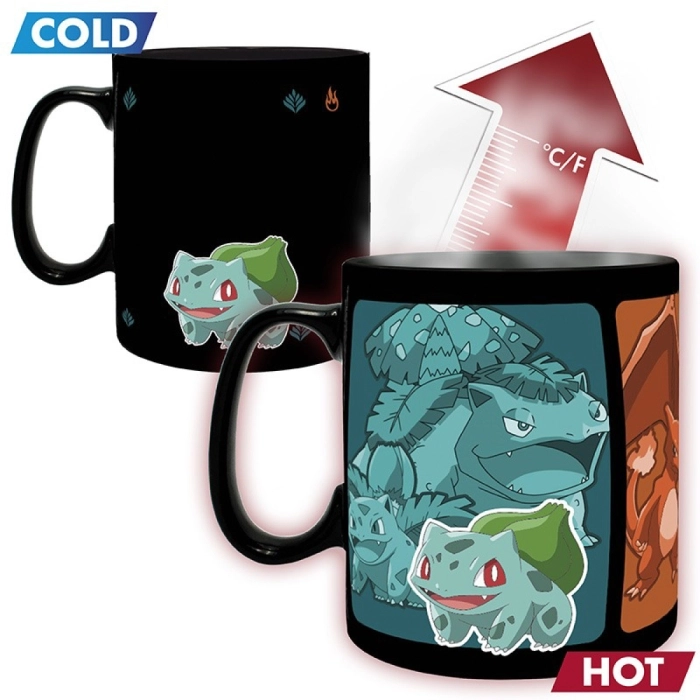 pokemon - tazza heat change 460ml - evolve