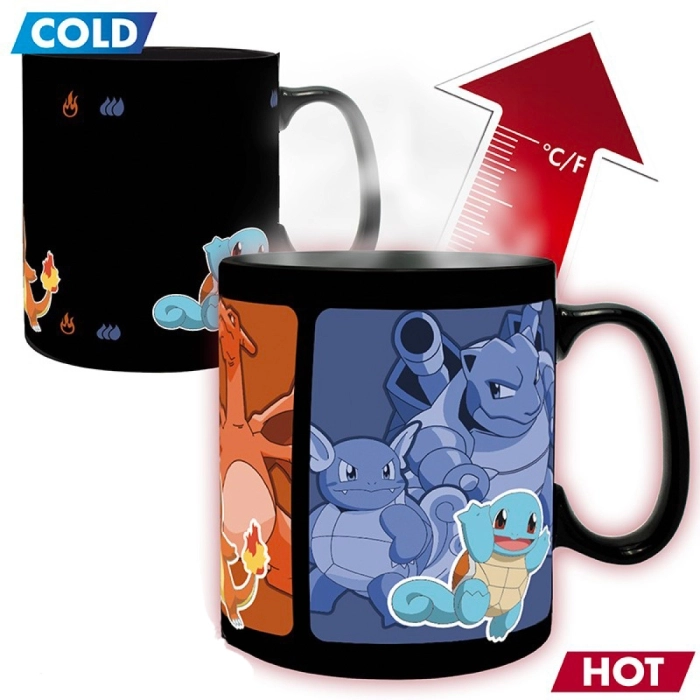 pokemon - tazza heat change 460ml - evolve