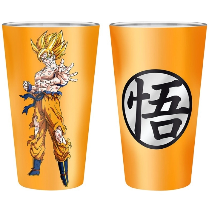 dragon ball - bicchiere large 400ml - goku super saiyan