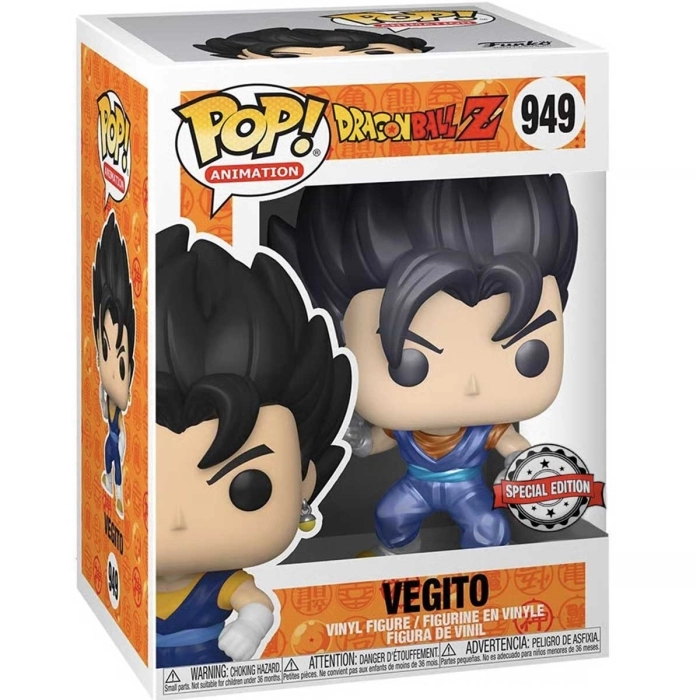 dragon ball z - vegito (metallic) 9cm - funko pop 949