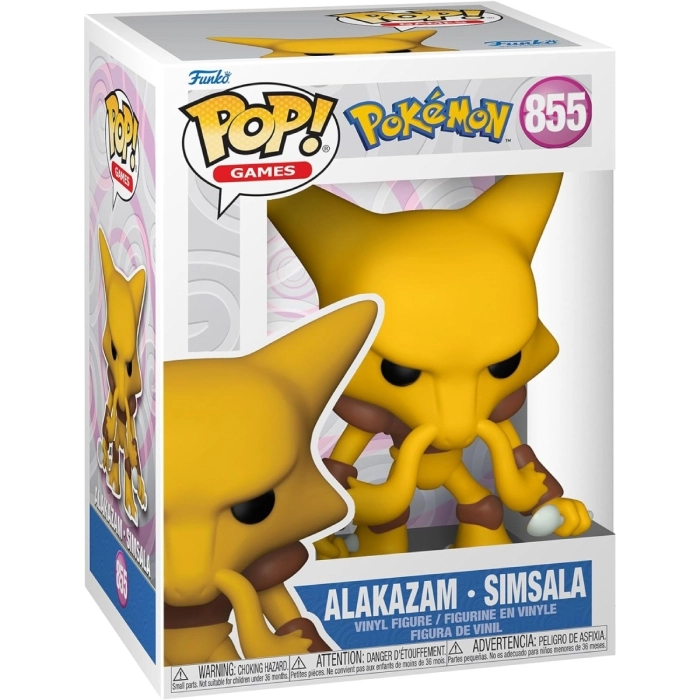 pokemon - alakazam 9cm - funko pop 855