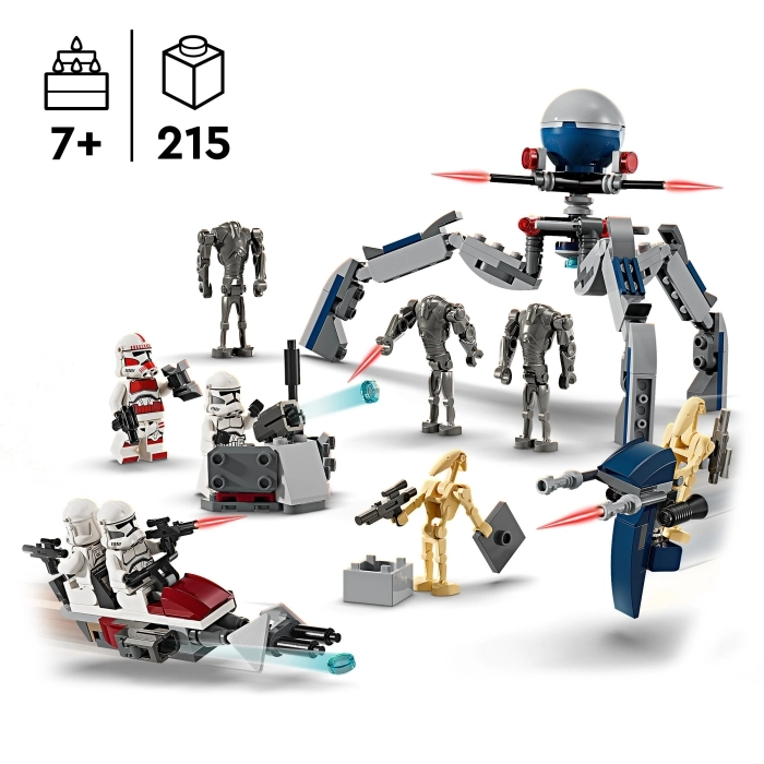 75372 - battle pack clone trooper e battle droid