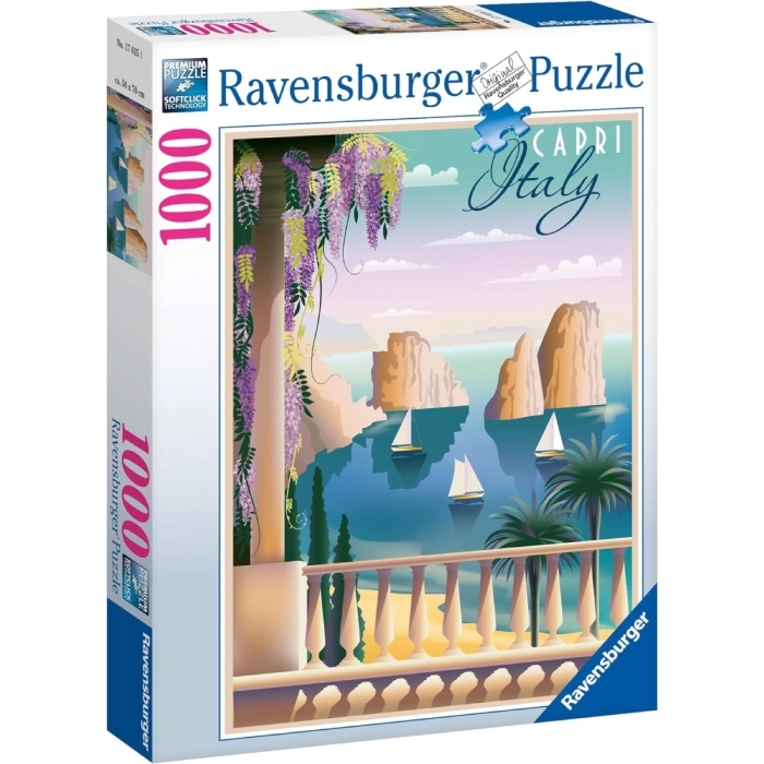 cartolina da capri - puzzle 1000 pezzi