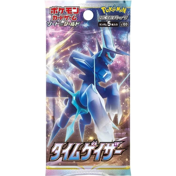 pokemon spada e scudo - time gazer s10d - bustina singola 5 carte (kor)