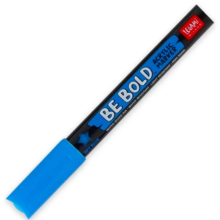 pennarello acrilico indelebile - be bold - blu