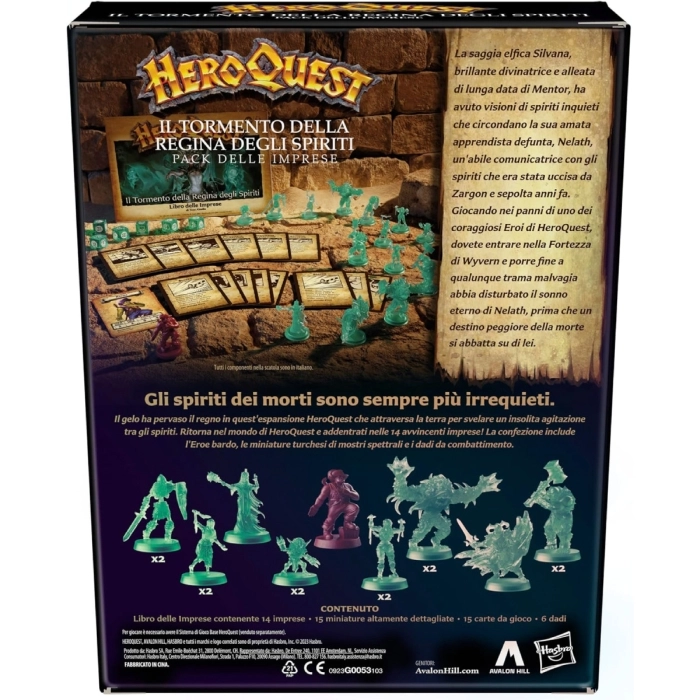 heroquest - il tormento della regina degli spiriti