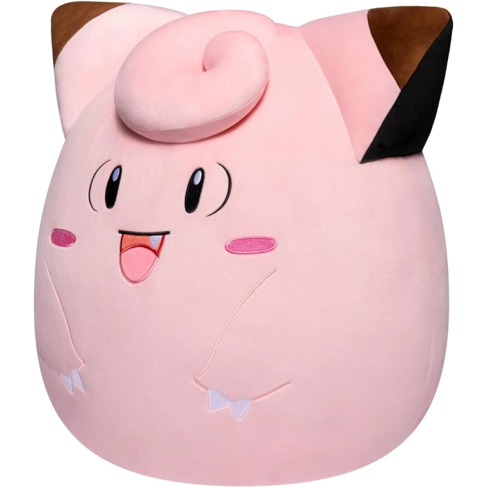 squishmallows - pokemon clefairy - peluche 35cm