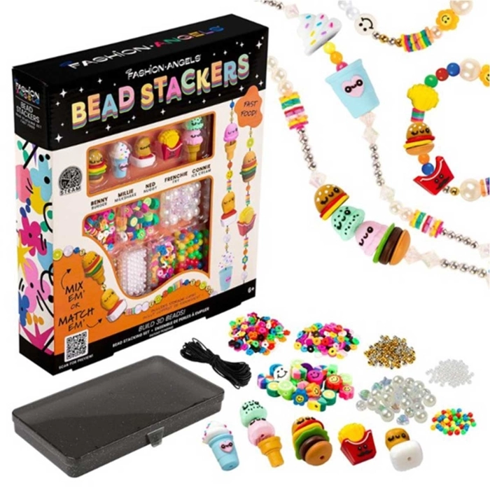 fashion angels - bead stackers fast food fun