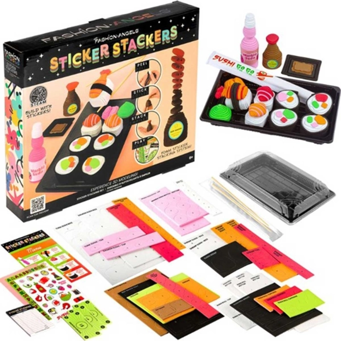 fashion angels - sticker stackers set sushi