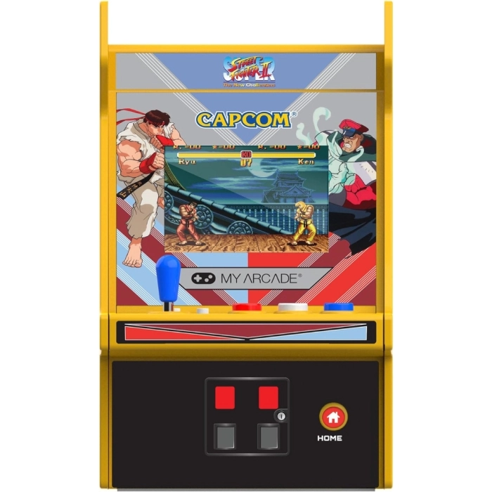 micro player pro - street fighter ii (2 giochi in 1) 17cm