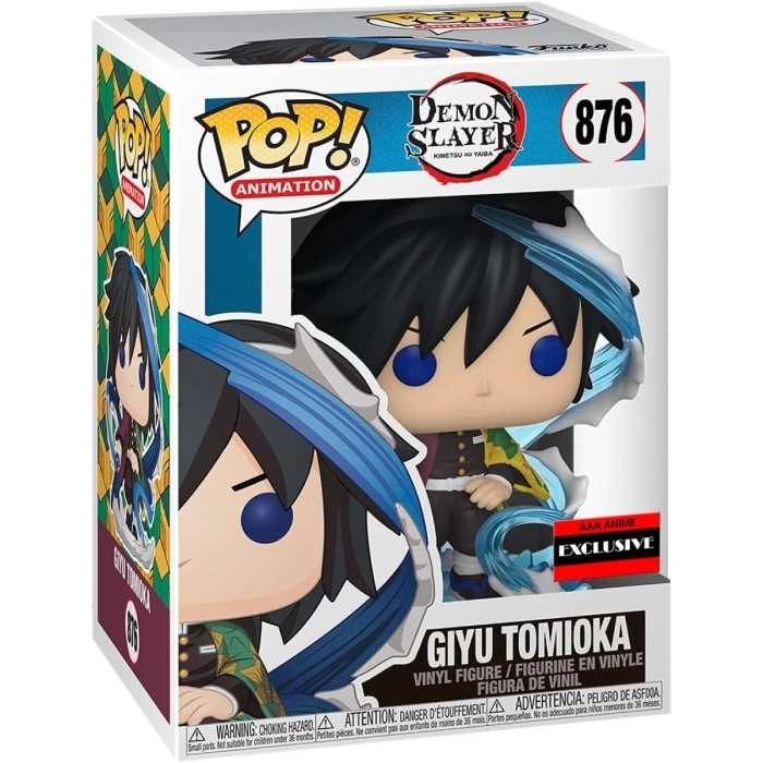 demon slayer - giyu tomioka 9cm - funko pop 876