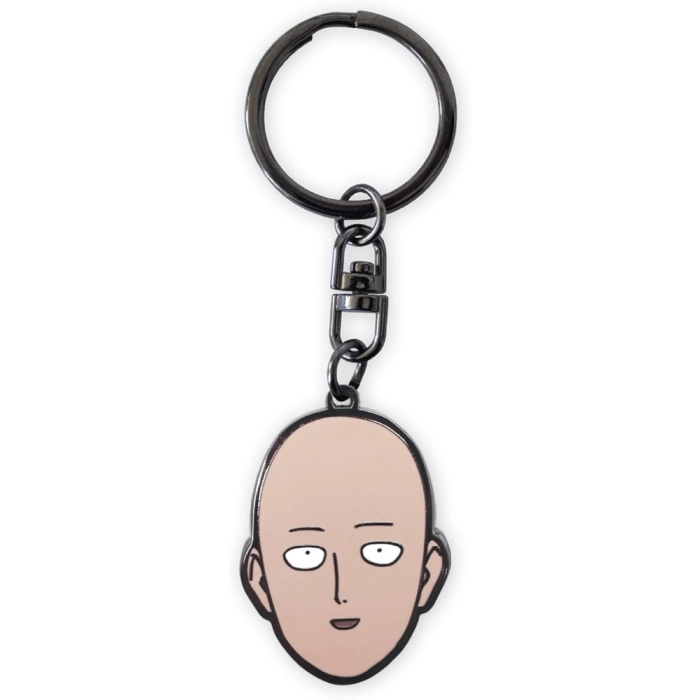 one punch man - keychain - saitama's head