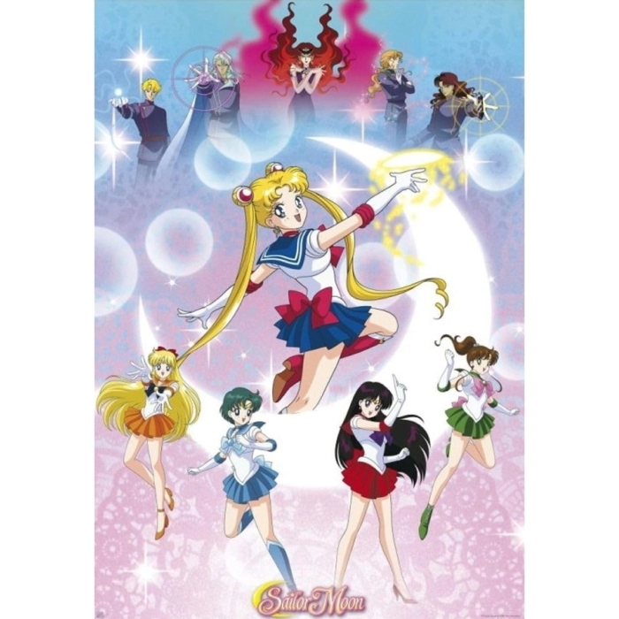 sailor moon - poster maxi 91,5x61cm - moonlight power