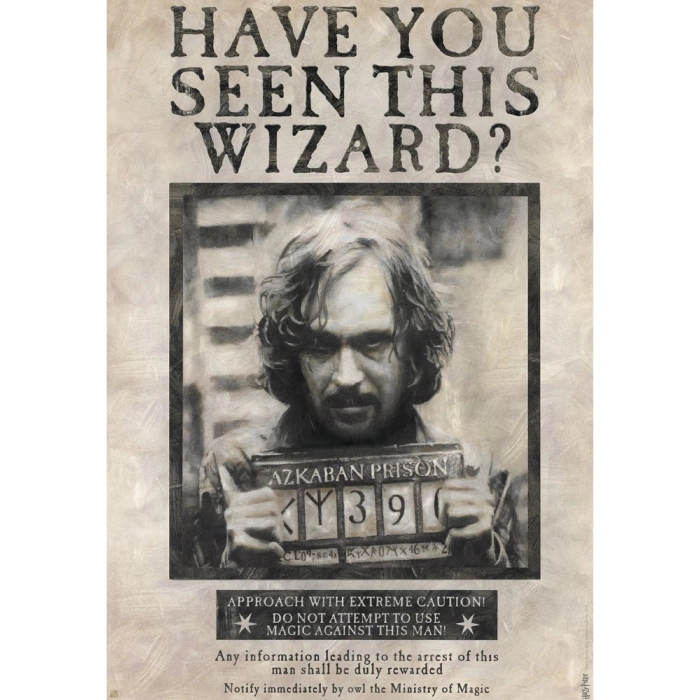 harry potter - poster maxi 91,5x61cm - wanted sirius black