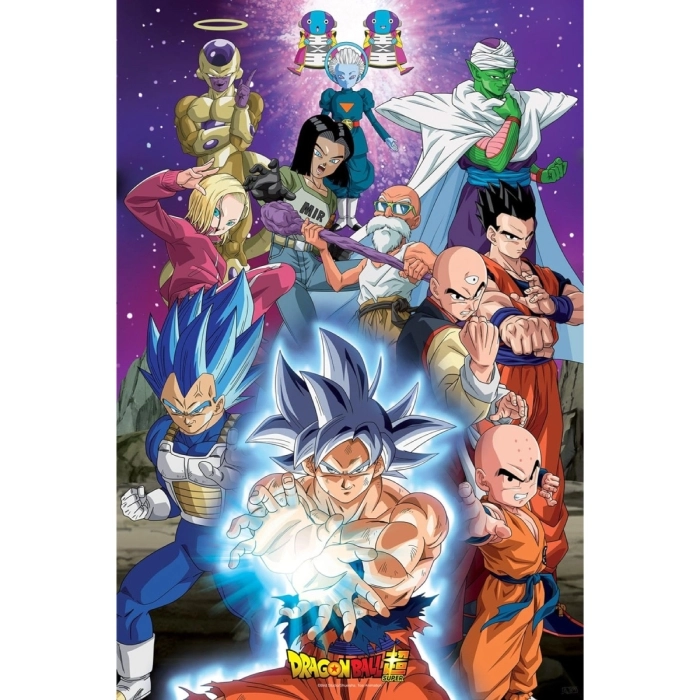 dragon ball super - poster maxi 91,5x61cm - universe 7