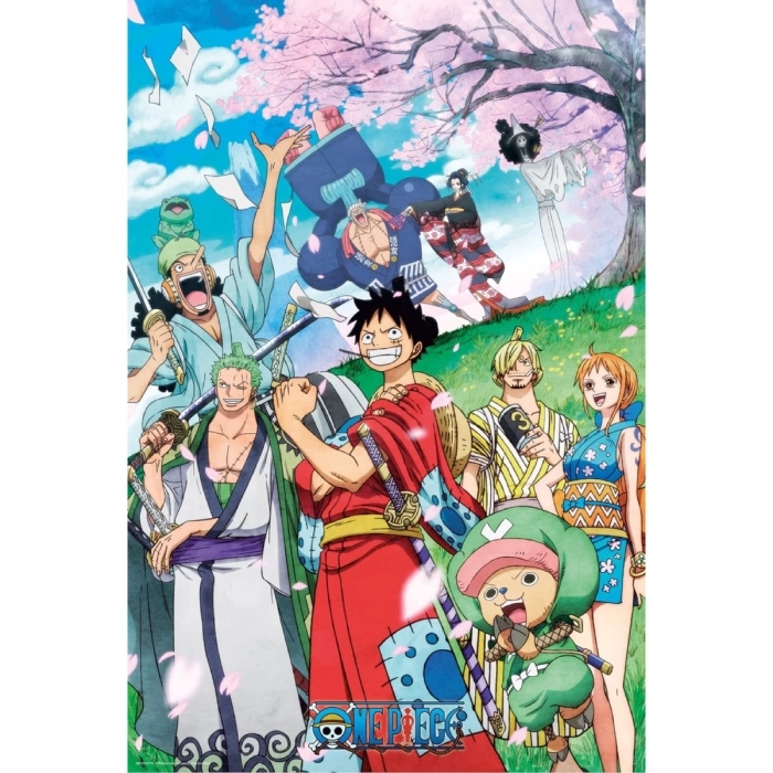 one piece - poster maxi 91,5x61cm - wano