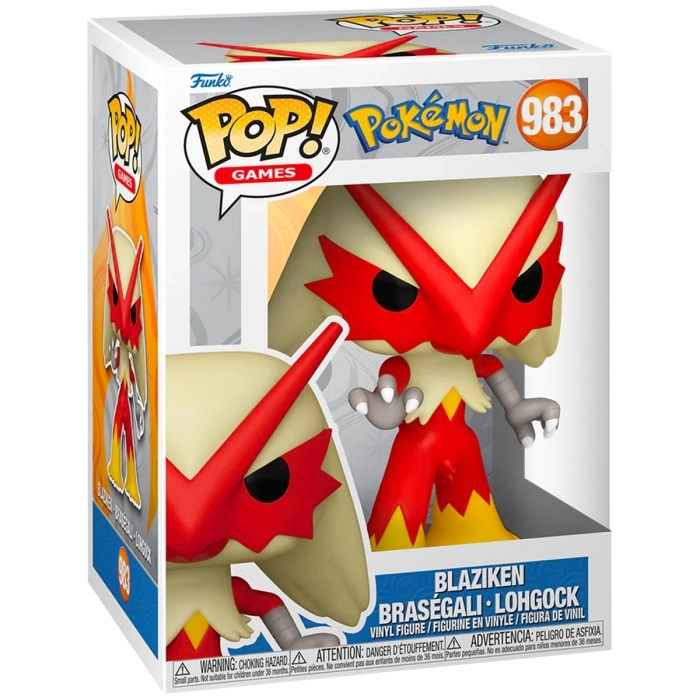 pokemon - blaziken 9cm - funko pop 983