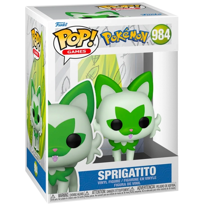 pokemon - sprigatito 9cm - funko pop 984