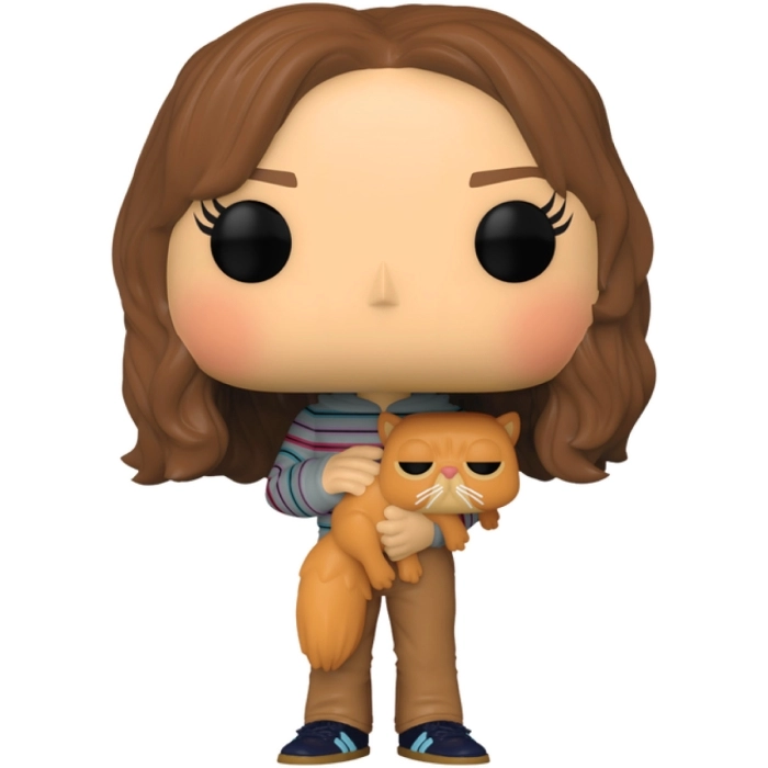 harry potter - hermione with crookshanks 9cm - funko pop 167