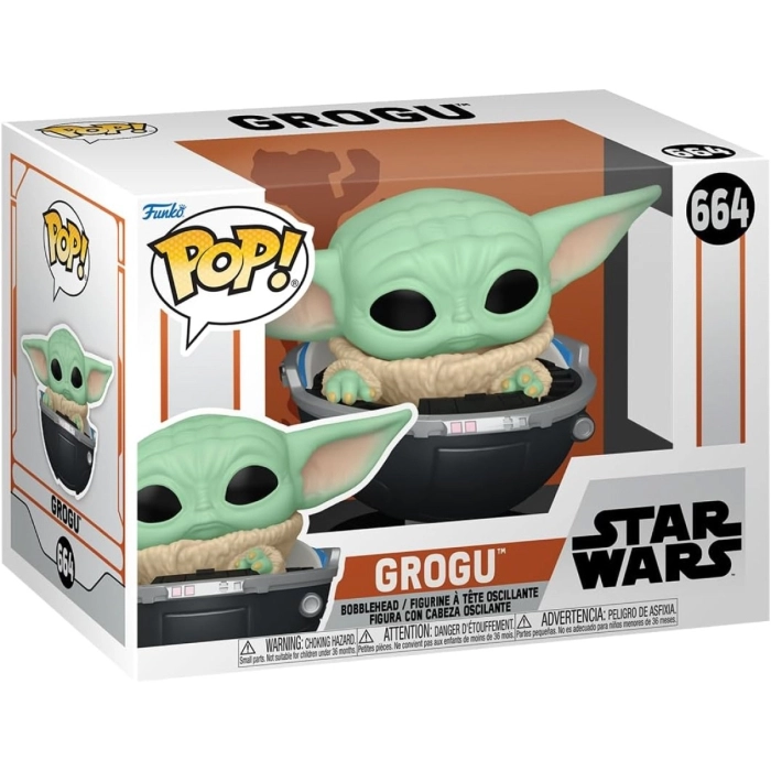 star wars: the mandalorian - grogu 9cm - funko pop 664