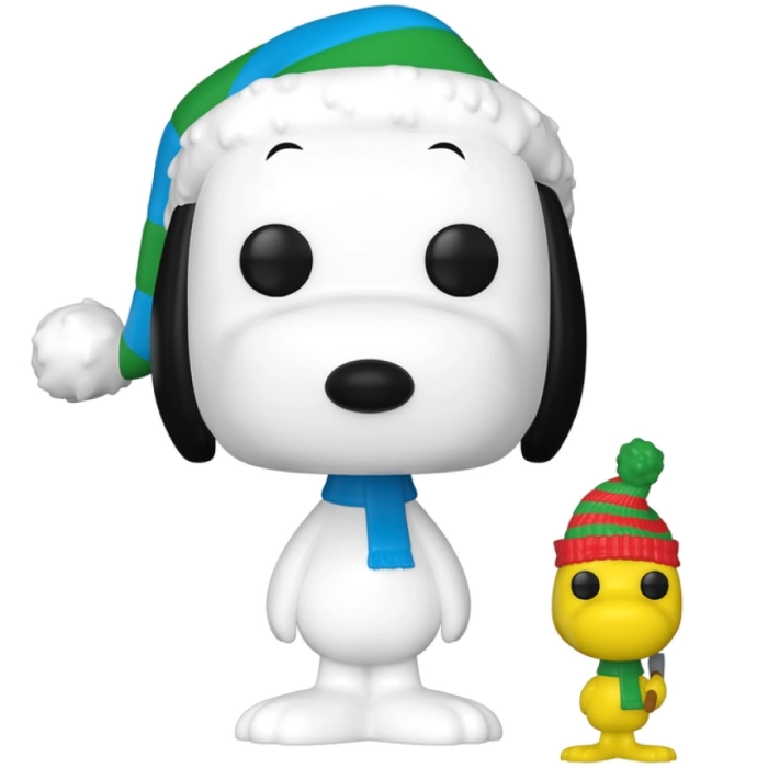 peanuts acbc -  snoopy & woodstock 9cm - funko pop 1628