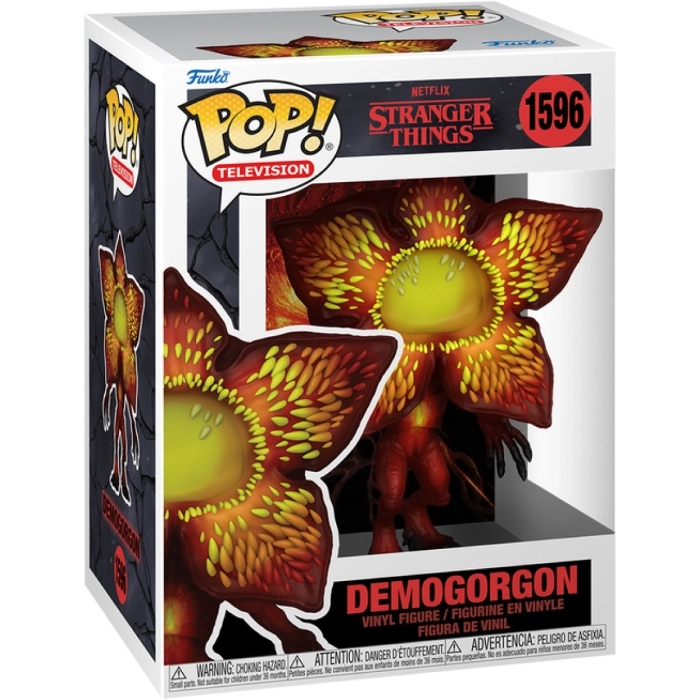 stranger things - demogorgon (rift) 9cm - funko pop 1596